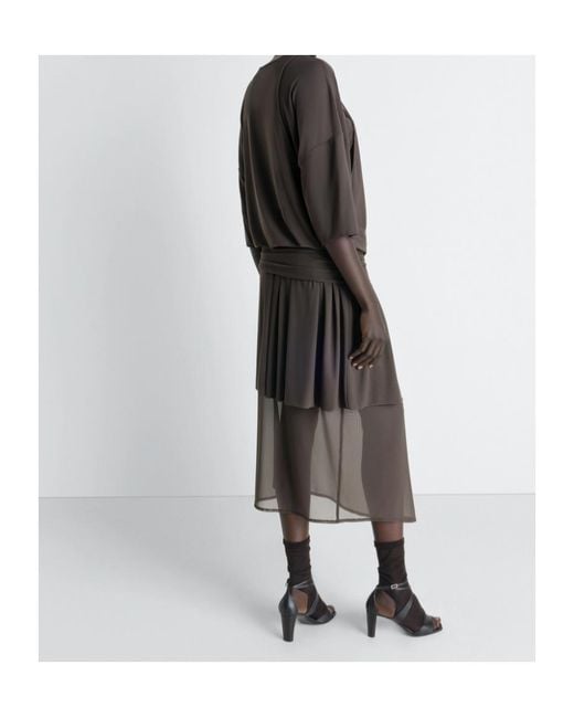 Lemaire Multicolor Double Layer Dress