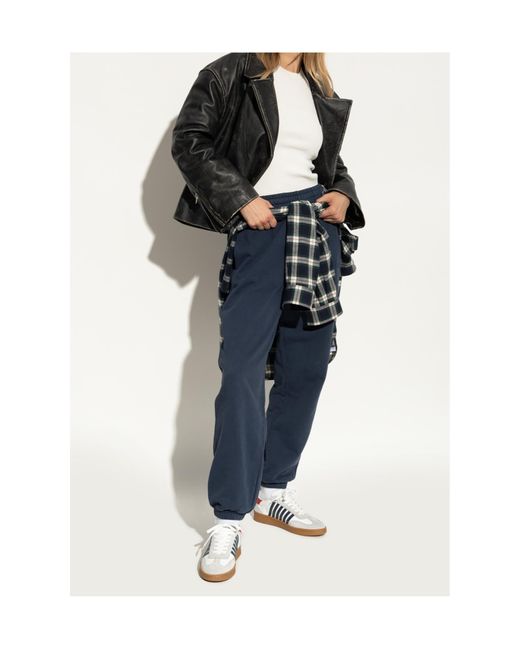 DSquared² White Low-Top Lace-Up Sneakers