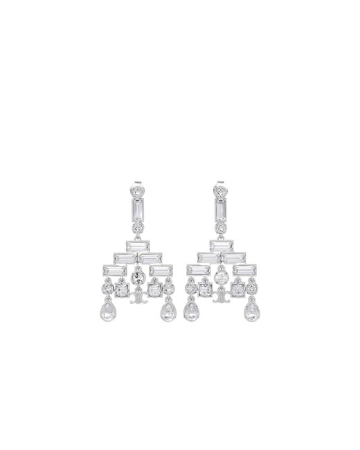 Céline White Heirlooms Chandelier Earrings