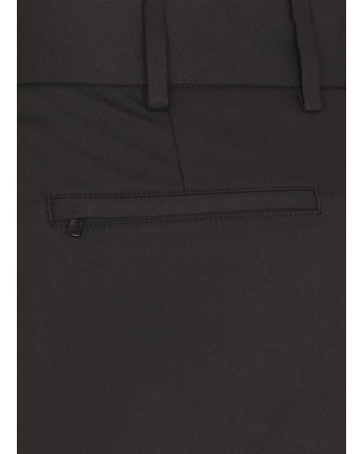 PT01 Black Pt Torino Straight-Leg Slim Fit Pants for men