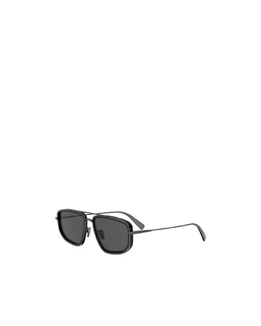 BVLGARI White Full Frame Sunglasses for men