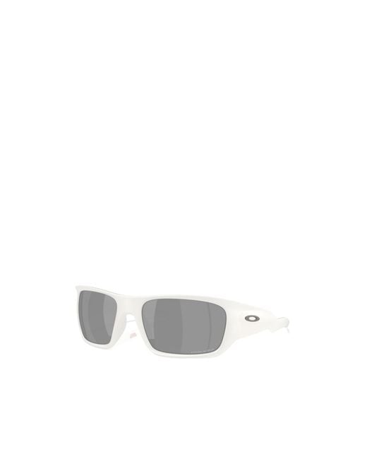 Oakley White Masseter Rectangular Sunglasses for men