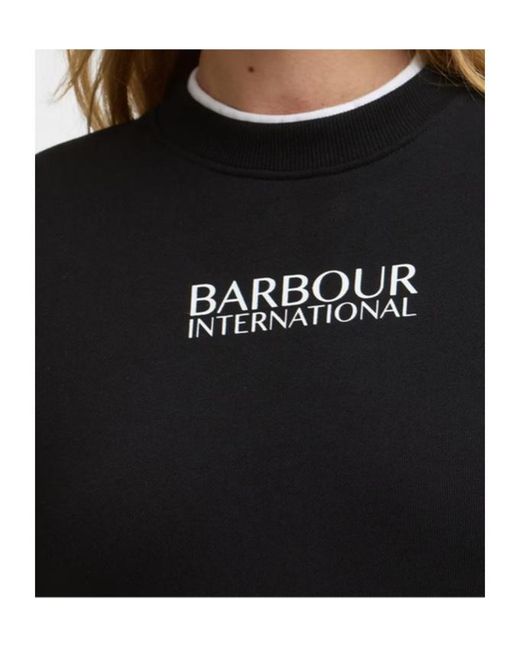 Barbour Blue Logo Crew Neck Sweatshirt