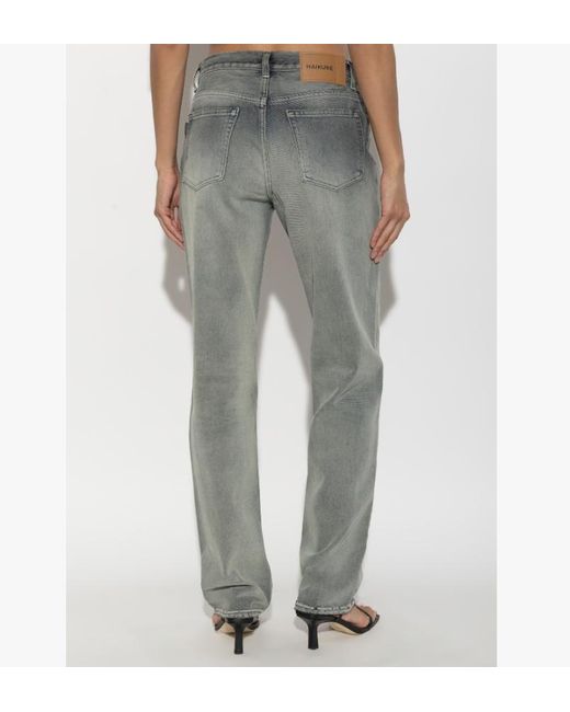 Haikure Gray Lisa Straight-Leg Jeans