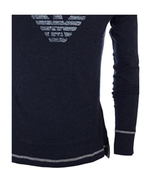Armani Jeans Blue Logo Details Polo Shirt for men