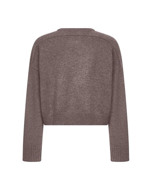Loulou de Saison Brown Bruzzi Crewneck Knitwear