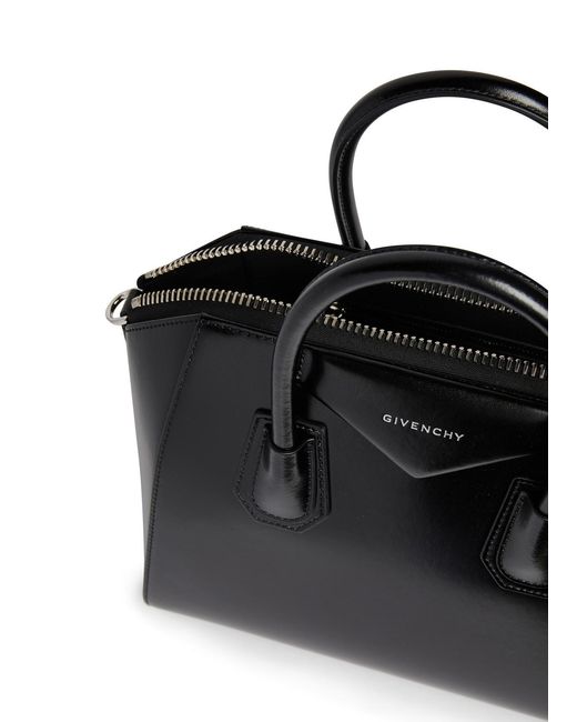 Givenchy Black Antigona Logo Handbag