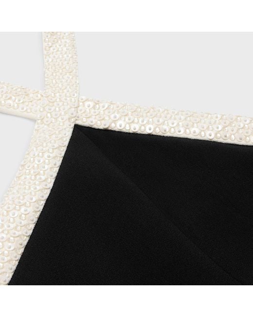 Céline Black Column Dress
