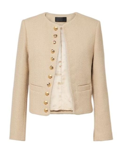 Nili Lotan Natural Button-Down Casual Jacket