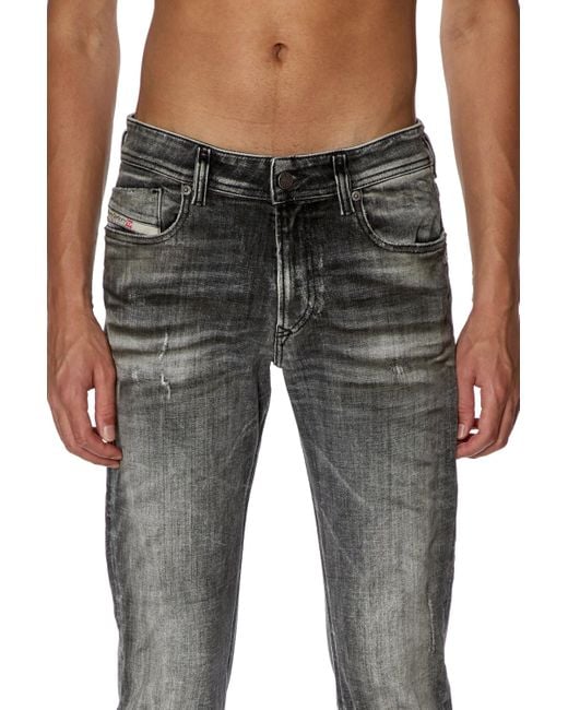DIESEL Gray 1979 Sleenker Skinny Jeans for men
