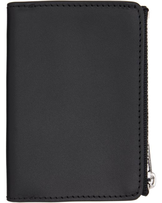A.P.C. Black Stefan Zip Card Holder for men