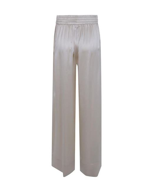 Joseph Gray Dijon Elasticated-Waistband Palazzo Pants