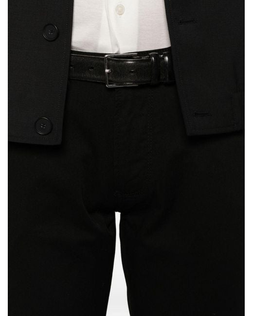 Emporio Armani Black Logo-Detail Jeans for men