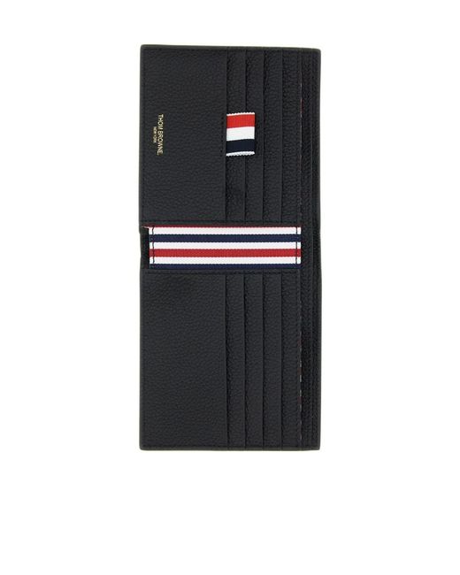 Thom Browne Black Embossed Wallet for men