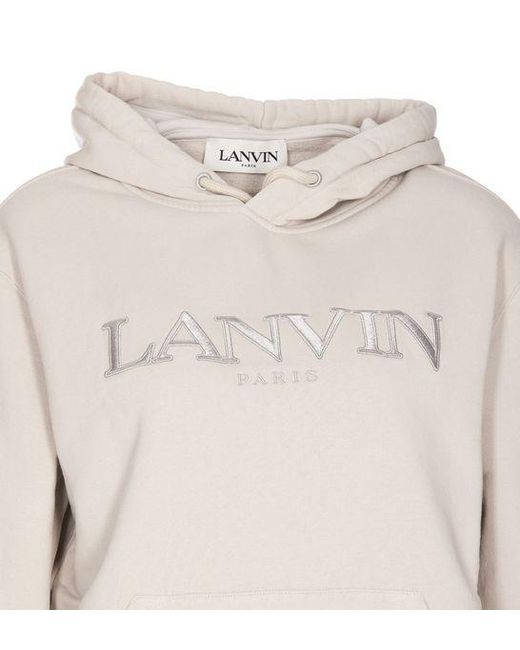 Lanvin White Long Sleeve Sweatshirt