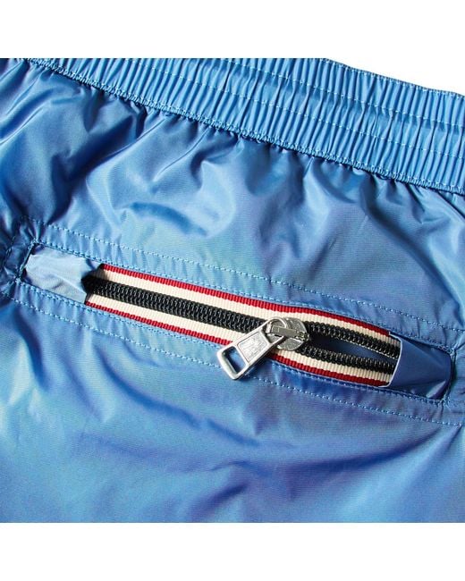 Moncler Blue Simple Swim Trunks for men