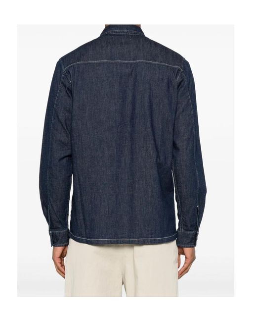 Samsøe & Samsøe Blue Long-Sleeved Shirt for men