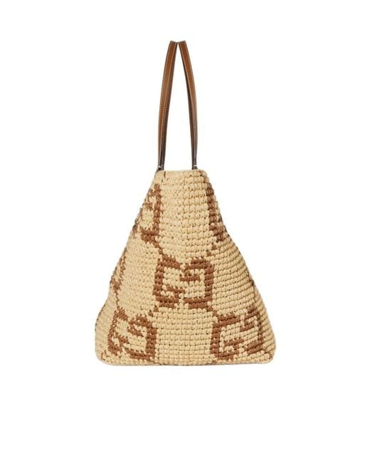 Gucci Natural Small Gg Tote Bag