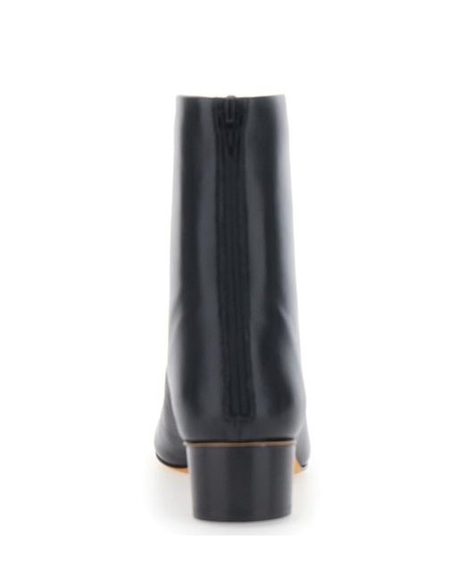 Le Monde Beryl Black Carole Block Heel Ankle Boots