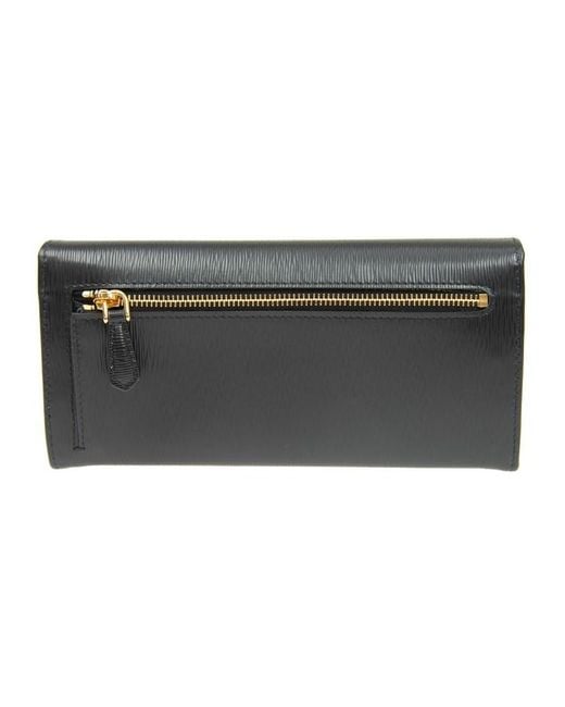 Prada Gray Flip Wallet