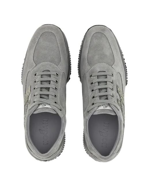 Hogan Gray Interactive Sneakers