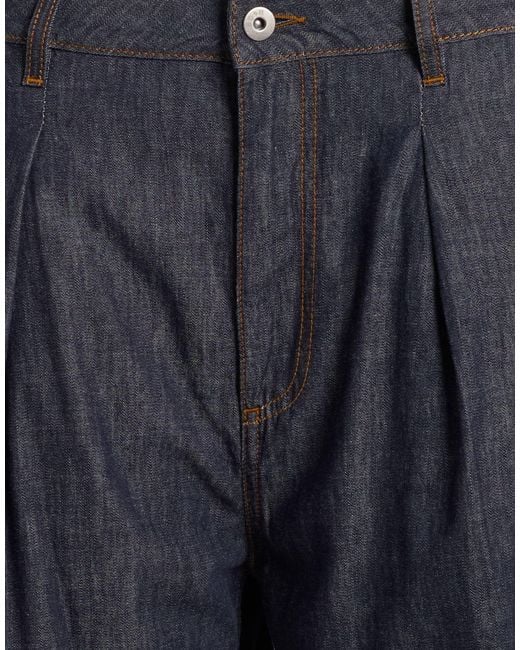 Burberry Blue Dark Denim Cargo Pants