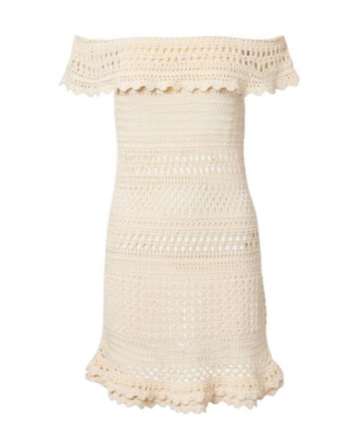 Isabel Marant Natural Zoa Crochet Cotton-Blend Minidress