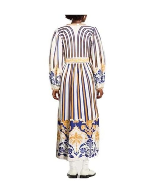 Farm Rio White Multicolored Dress