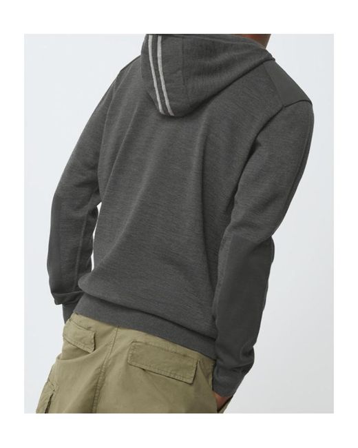 Canada Goose Gray Knit Hoodie for men