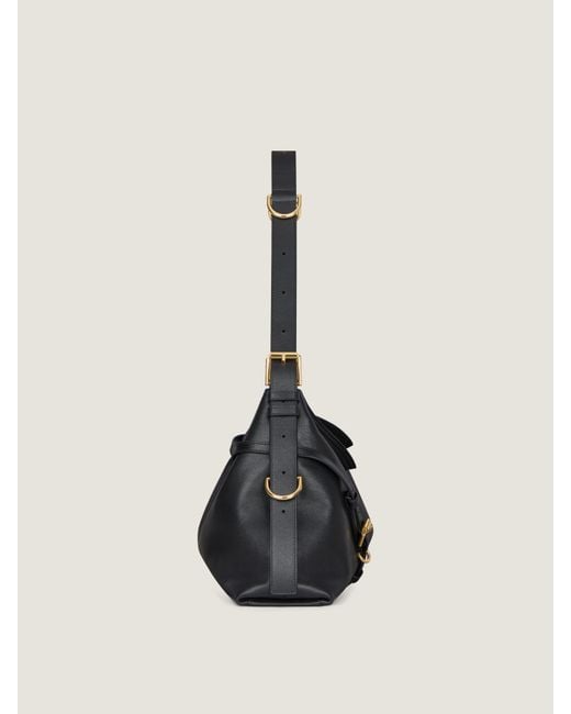Givenchy Black Voyou Medium Shoulder Bag
