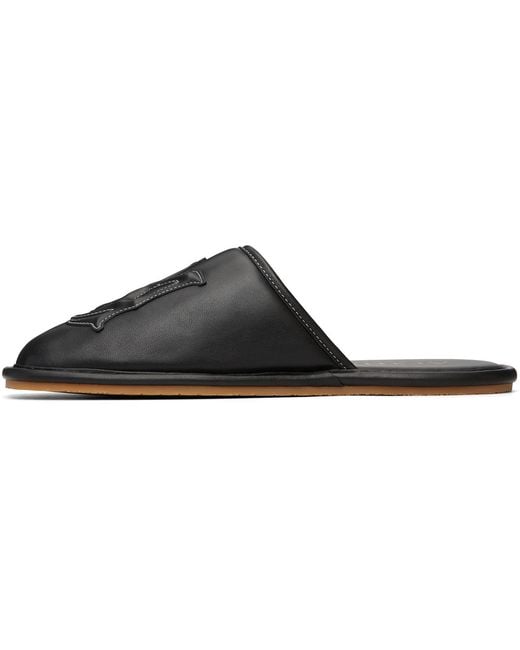 Amiri Brown Slip-On Slides for men