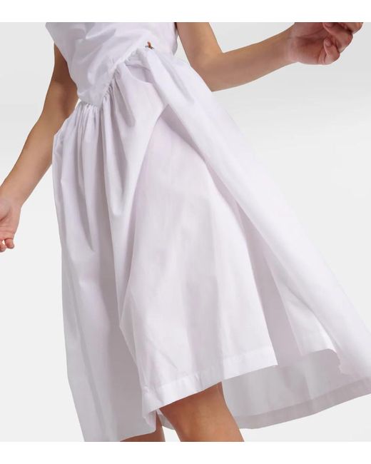 Vivienne Westwood White Sunday Cotton Corset Dress