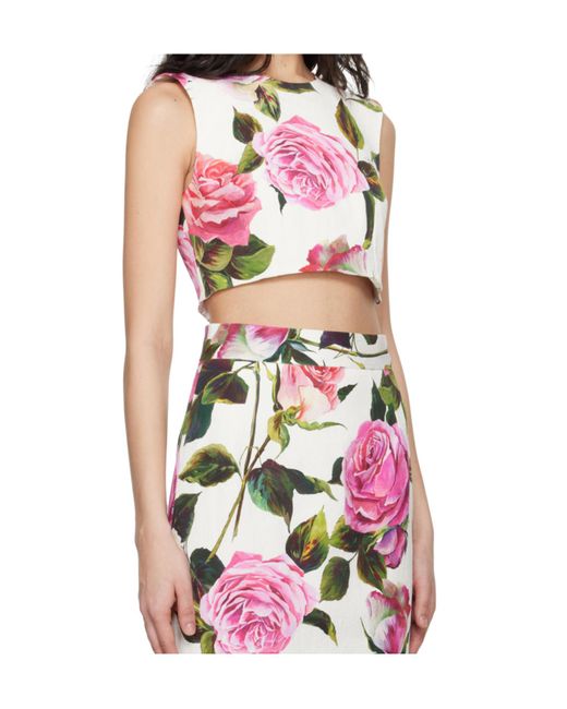 Dolce & Gabbana Pink Sleeveless Vest