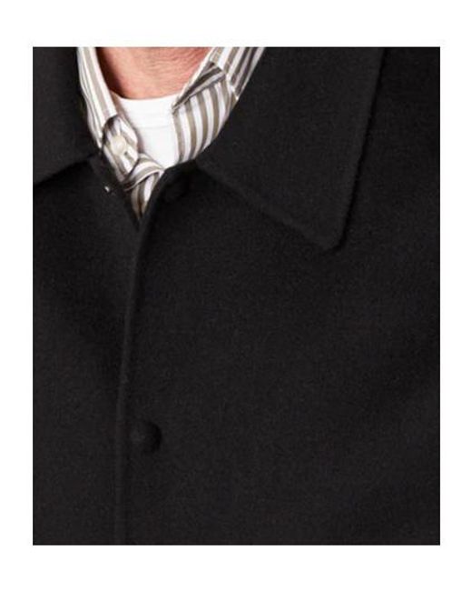Officine Generale Black Officine Générale Vasco Short Coat for men
