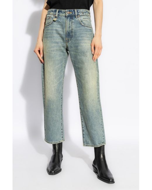 R13 Blue Belt-Loop Jeans