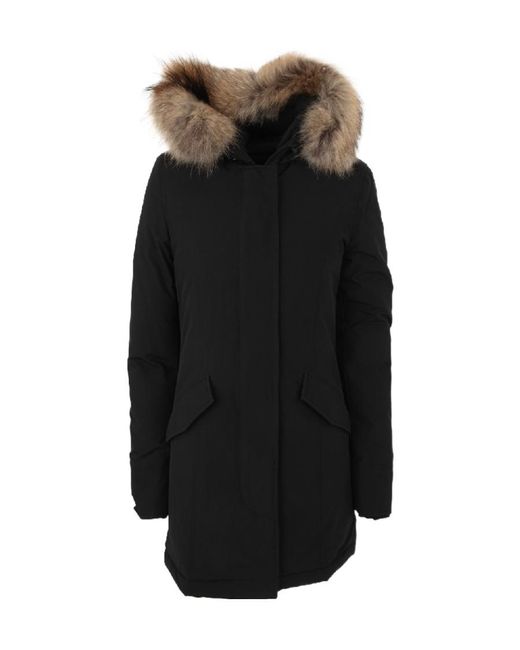 Woolrich Black Arctic Hooded Parka
