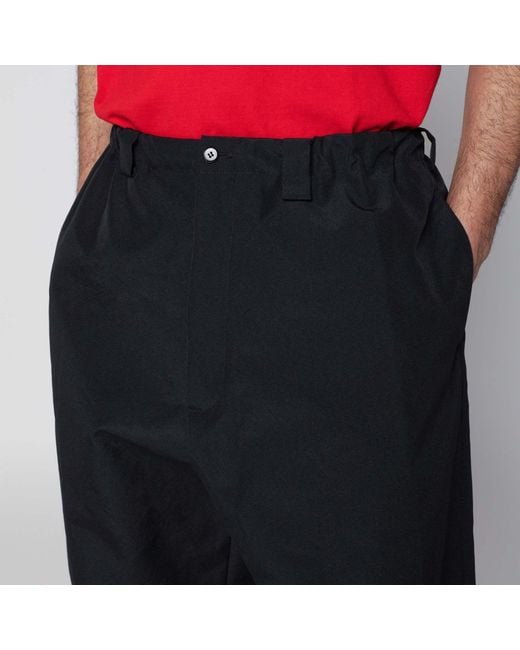 Willy Chavarria Black Casual Pants With Belt Loops for men