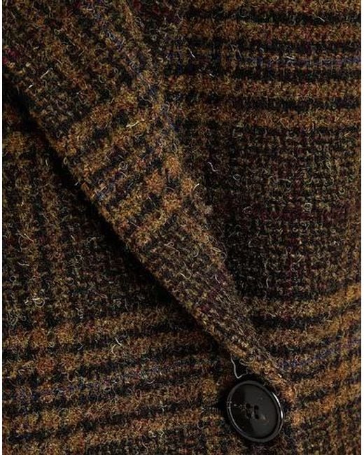 Isabel Marant Brown Plaid Doublebreasted Long Coat