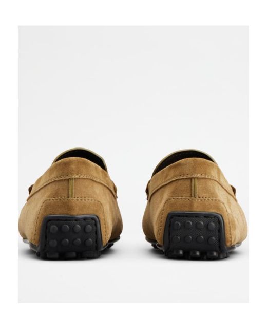 Tod's Brown Logo Love Shoes for men