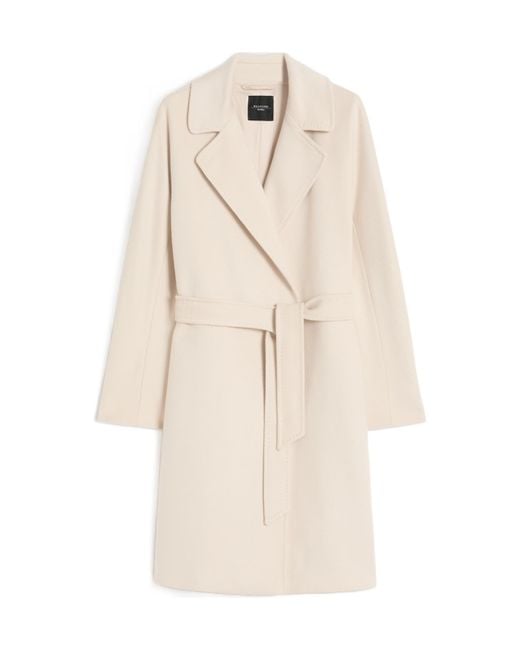 Weekend by Maxmara Natural Belt-Detail Coat