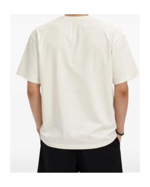 Rhude White Banner Graphic T-Shirt for men