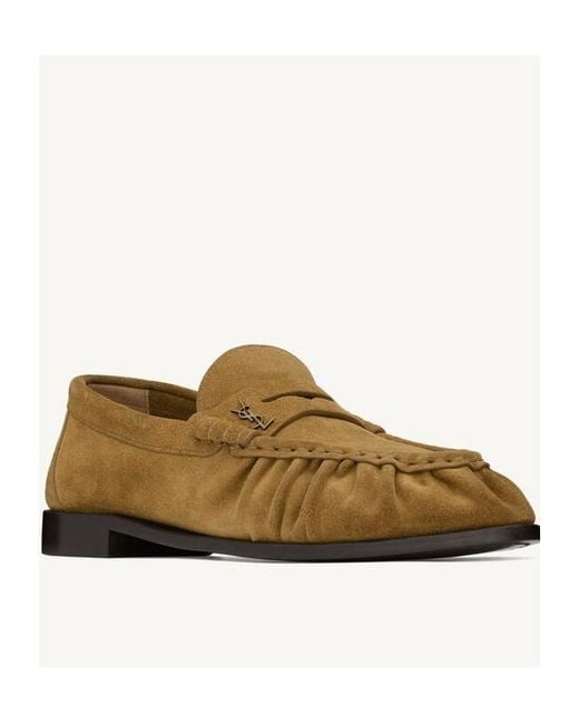 Saint Laurent Brown Le Loafer Slip-On Slippers