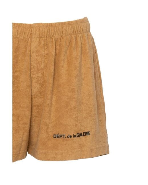 GALLERY DEPT. Brown Elastic-Waist Shorts for men