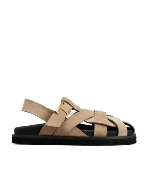 【送関込】TOD'S☆トッズ Suede Sandals Sandal Tod's Brown size 39 EU in Suede - 42974952
