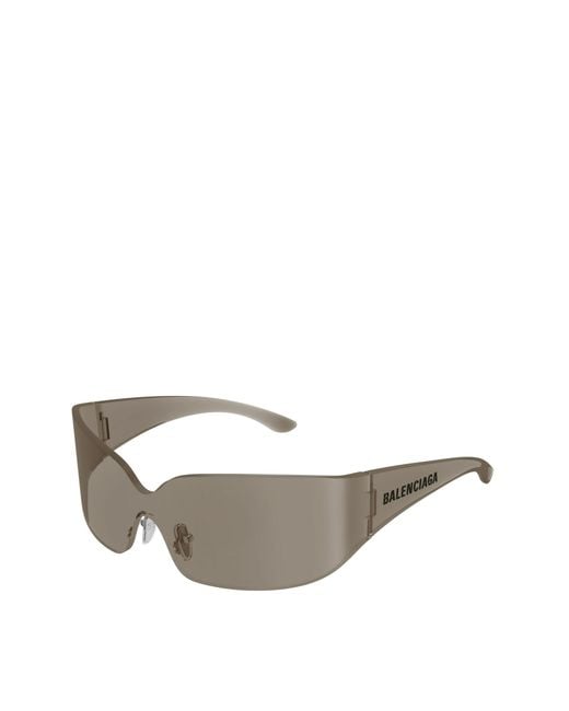 Balenciaga Multicolor Eyewear Shield Frame Sunglasses for men