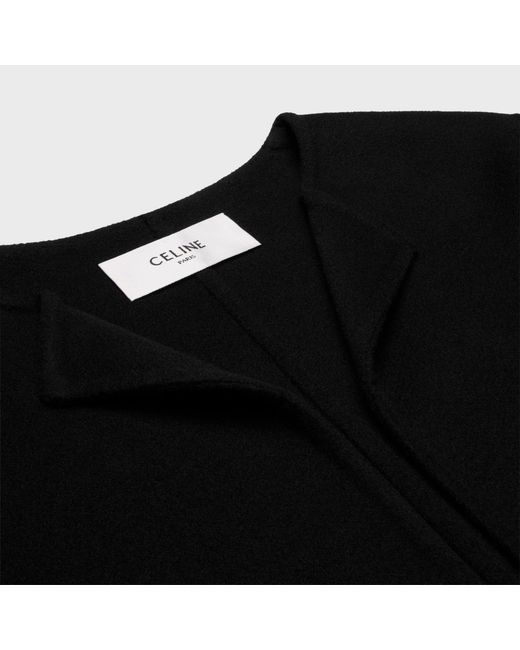 Céline Black Bathrobe Coat