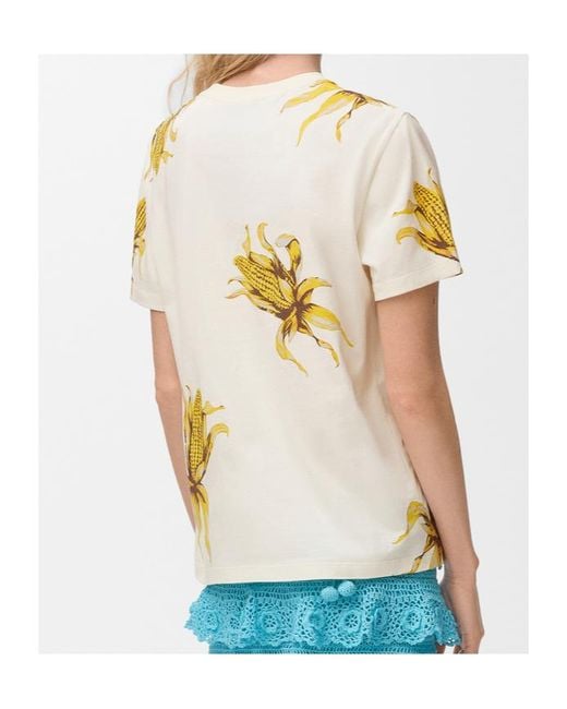 Loewe White Embellished T-Shirt