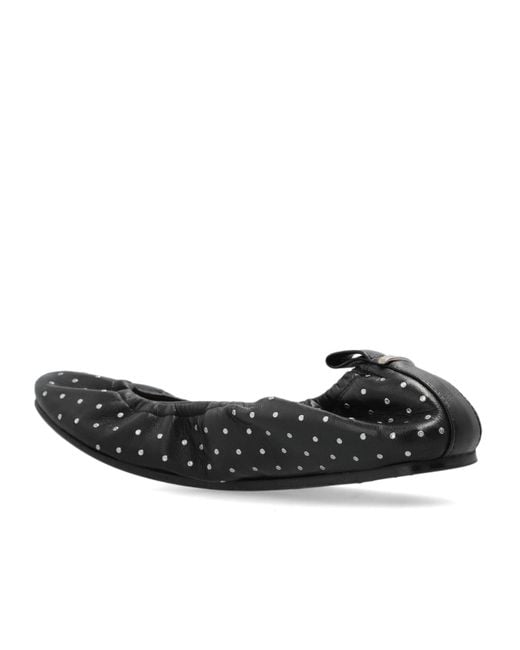 Isabel Marant Black Belna Studded Ballet Flats
