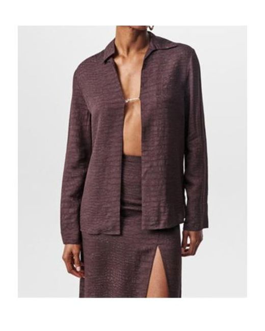 Jacquemus Purple Notte Chemise Shirt