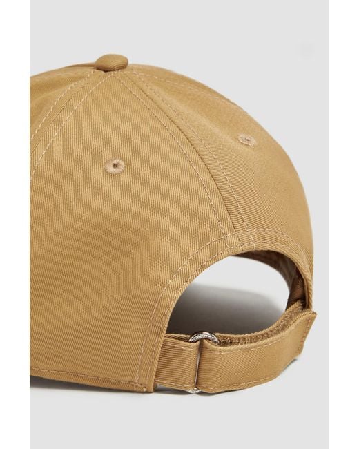 Moncler Natural Logo Embroidered Baseball Cap